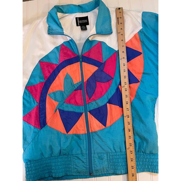 Vintage Indications 1980's 1990's Ski Jacket Windbreaker - Size Oversized Small - Picture 4 of 9